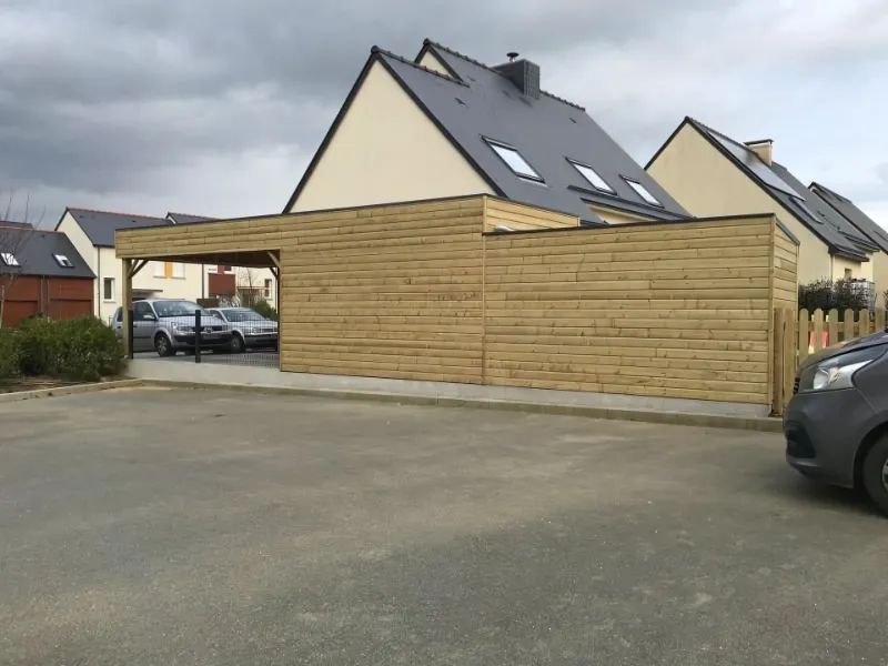 installation de bardage vern sur seiche
